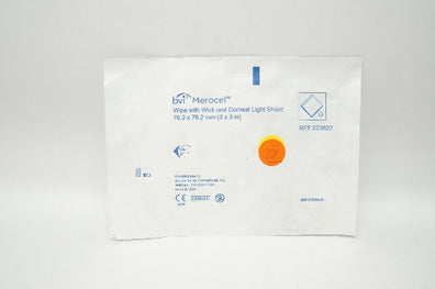 BVI-Visitec 223622 Merocel Wipe With Wick and Corneal Light Shield 3 x 3In